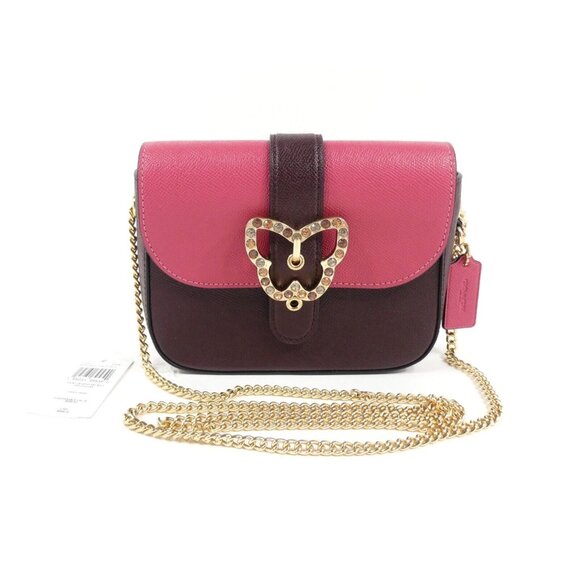 Coach Gemma Strawberry Haze Cranberry Butterfly Crossbody NWT C6796 - Picture 1 of 6